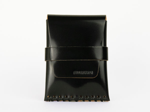 【MORE THAN BLACK】24SS★ LEATHER CARD CASE Slim Card Case | Full grain leather, minimalist card storage