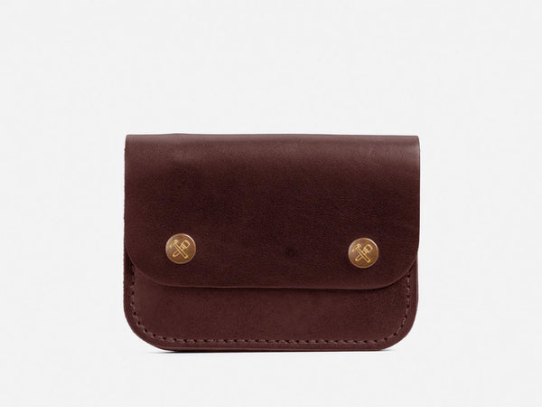 No. 262 Small Leather Trucker Wallet, Hickory – Billykirk