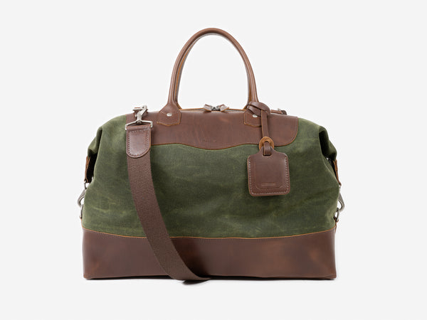 BALLY 644 ハンドバッグ スエード Y2K ダークブラウン 肩掛け No. 642 Small Carryall, Olive Waxed Canvas with Brown Full Grain