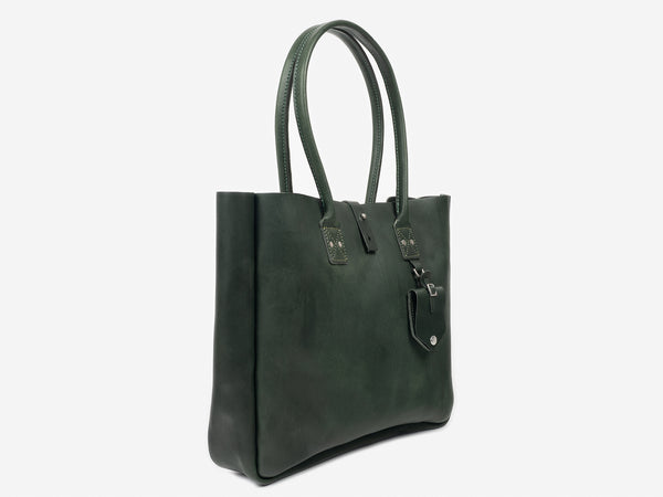限定値下げ BILLYKIRK No.235 USA製 レザー トートバッグ No. 235 Leather Tote Inward Seam, Pine – Billykirk