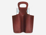 No. 566 Double Leather Wine Tote
