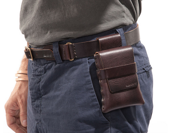 A 'handsome' belt pouch that marries tech with the timeless