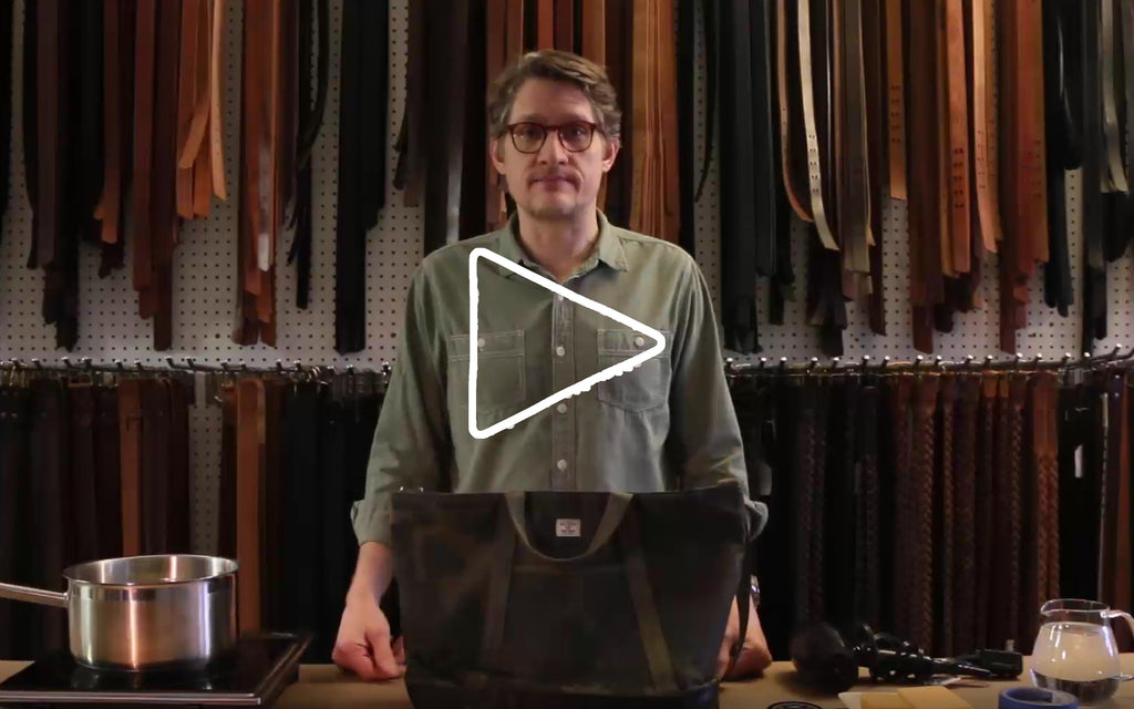 How to Re-wax Your Billykirk Canvas Bag