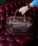 No. 642 Small Carryall, Brown Leather