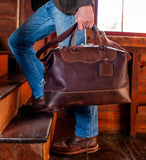 No. 642 Small Carryall, Brown Leather