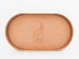 No. 473 Large Oval Leather Valet Trays