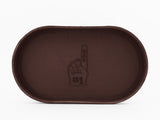No. 311 Small Oval Leather Valet Trays