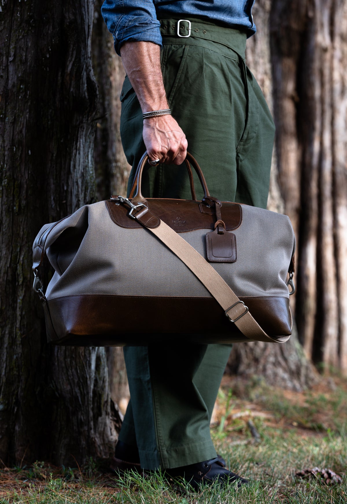 No. 643 Large Carryall, Thornproof Tweed