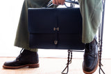 No. 486 15" Schoolboy Satchel, Black