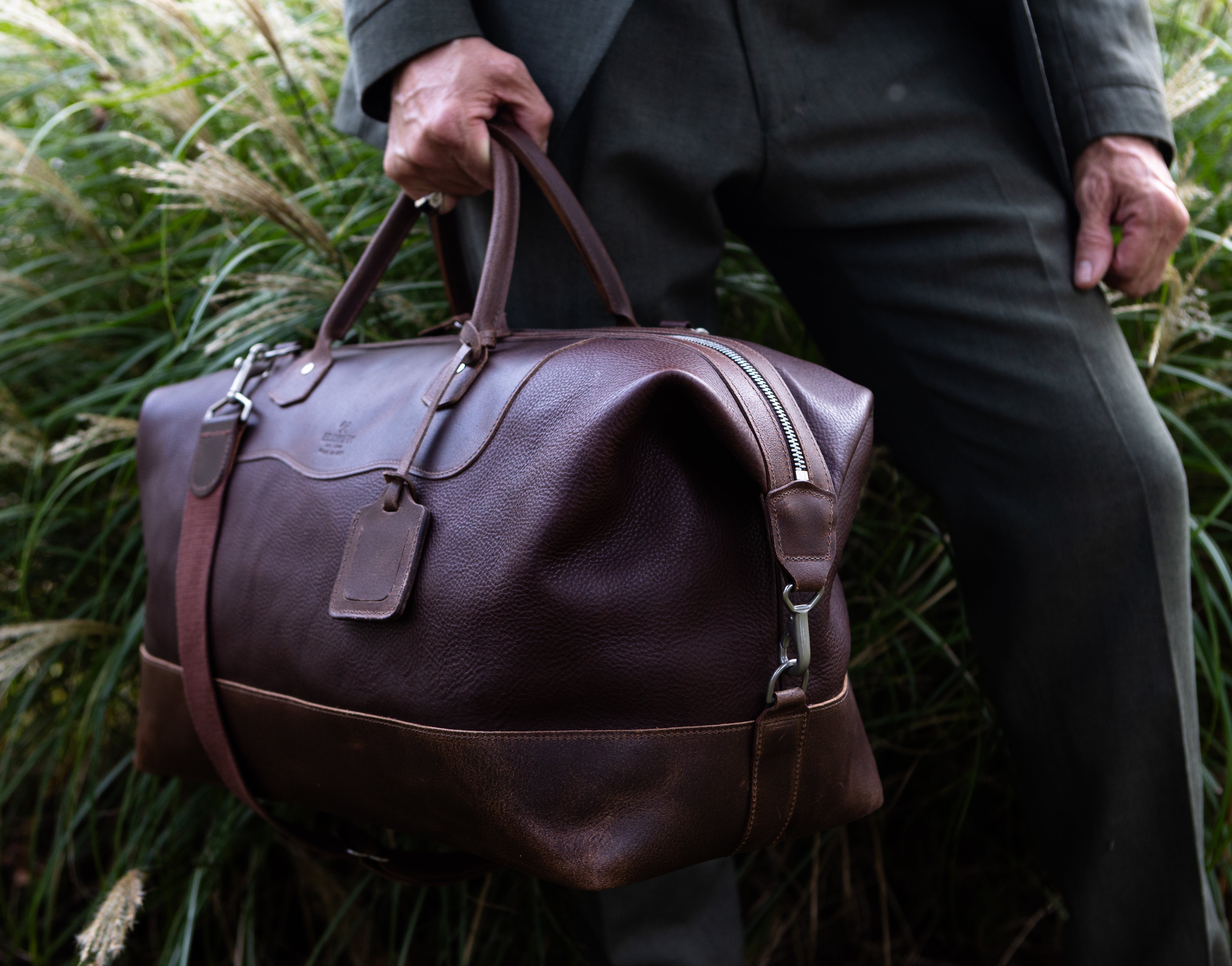 No. 643 Large Carryall, Brown Leather – Billykirk
