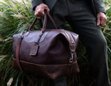 No. 643 Large Carryall, Brown Leather