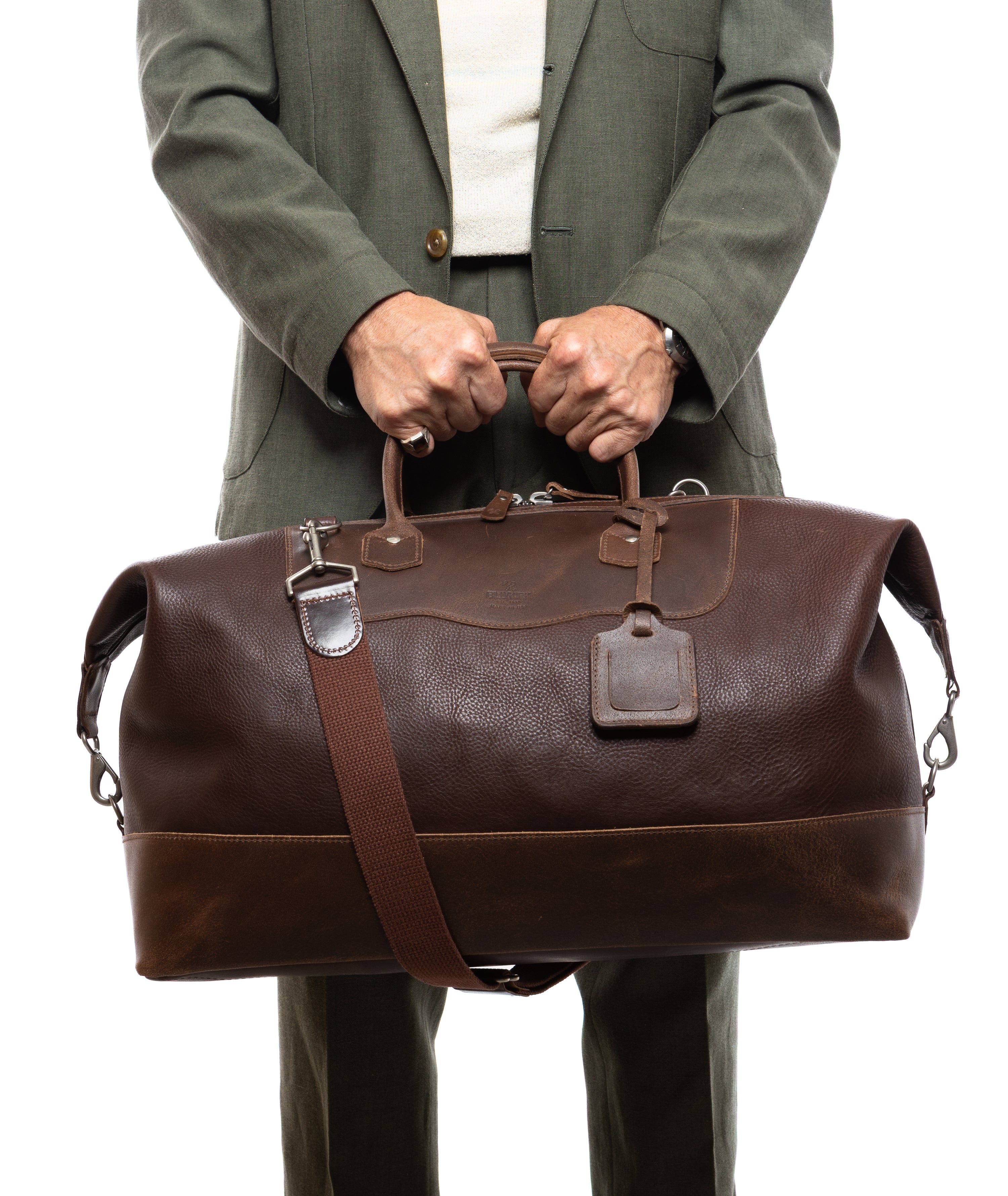 No. 643 Large Carryall, Brown Leather