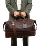 No. 643 Large Carryall, Brown Leather