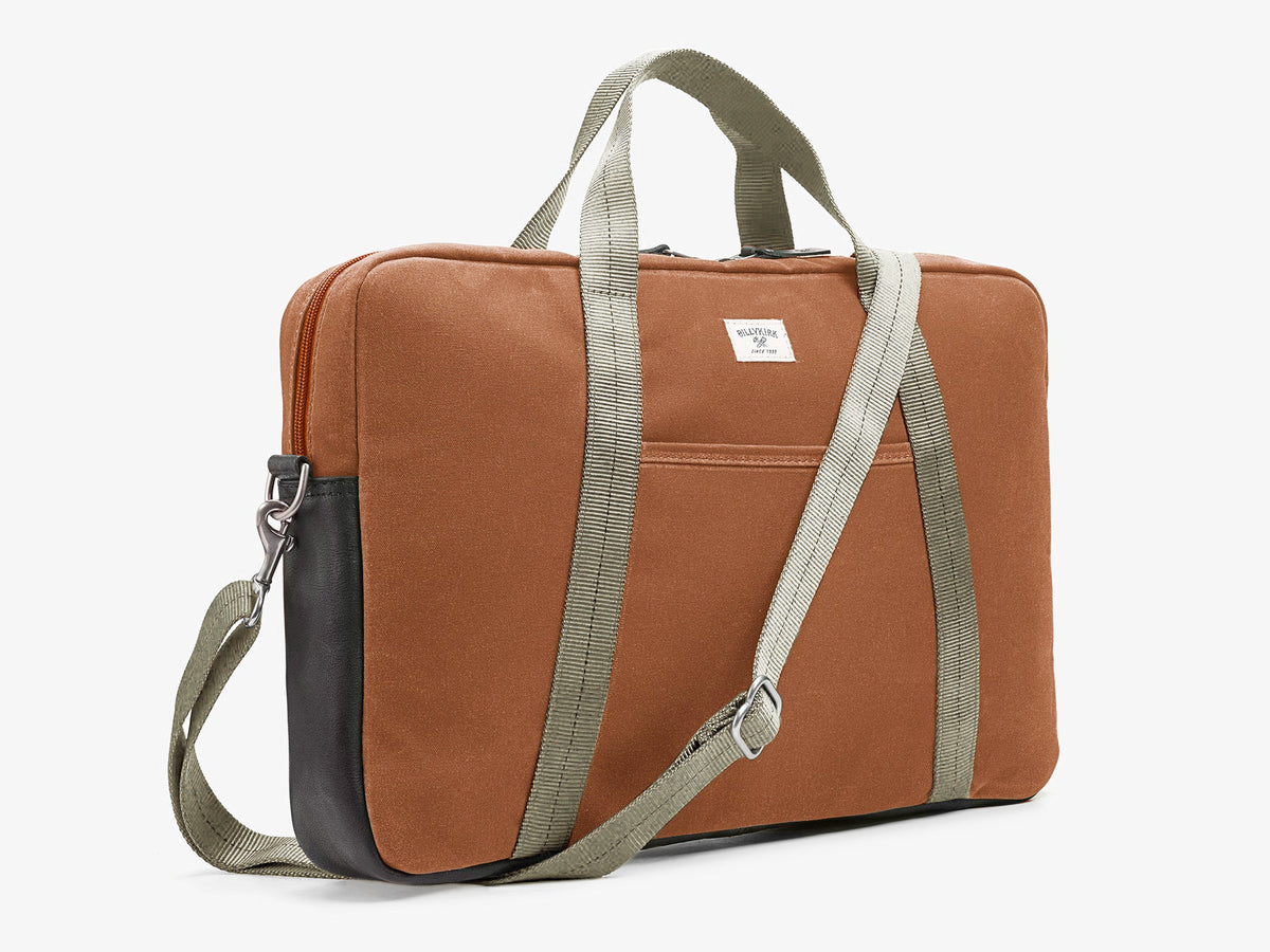 No. 508 Standard Issue Slim Briefcase, Brush Brown