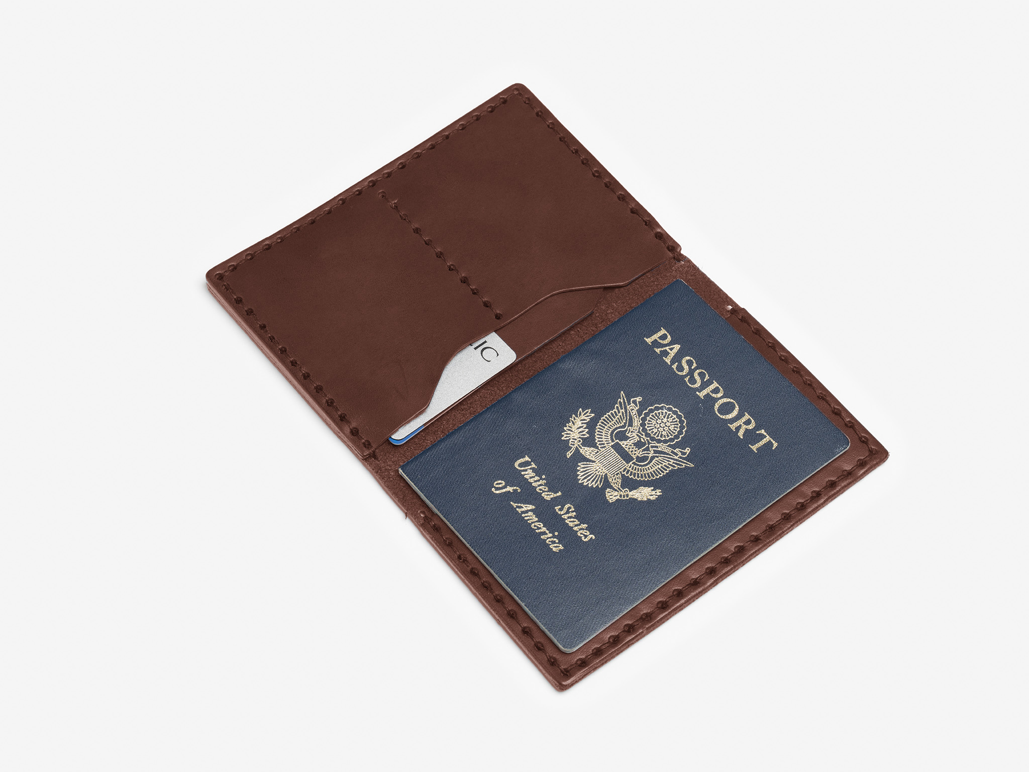 No. 153 Passport Wallet, Hickory