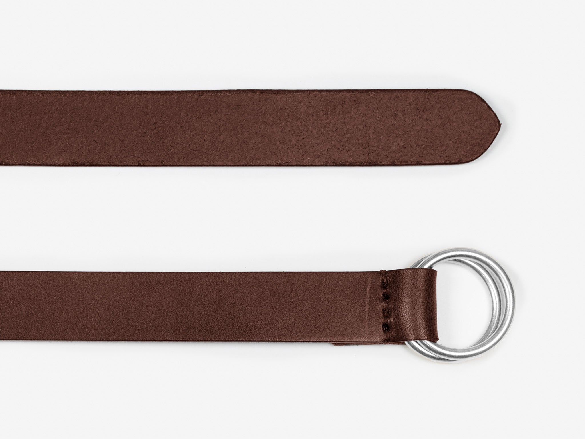 No. 618, Double Ring Leather Belt in Hickory by Billykirk