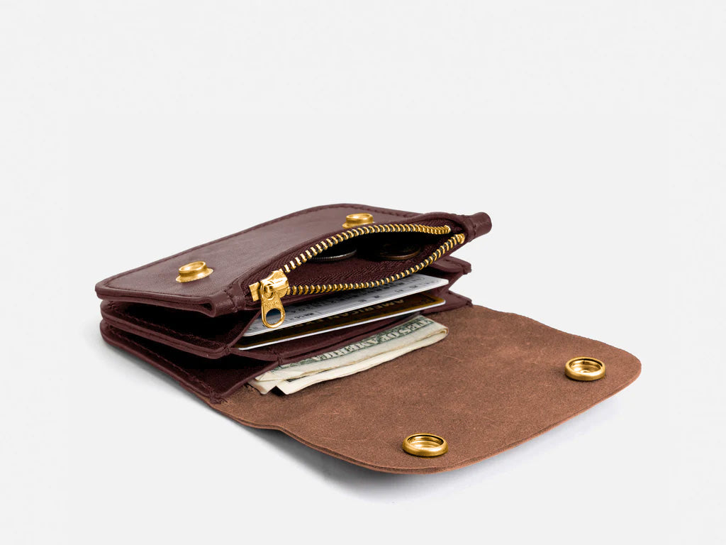 【本日掲載終了】【新品未使用】TRUCKIN COMPACT WALLET No. 262 Small Leather Trucker Wallet, Black – Billykirk