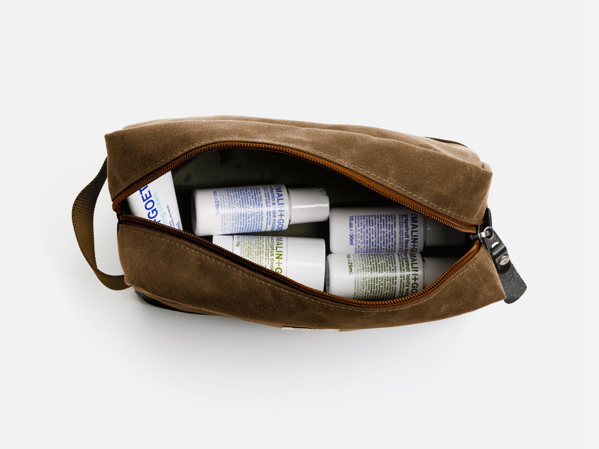 No. 258 Standard Issue Toiletry Bag, Brush Brown – Billykirk