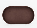 No. 473 Large Oval Leather Valet Trays