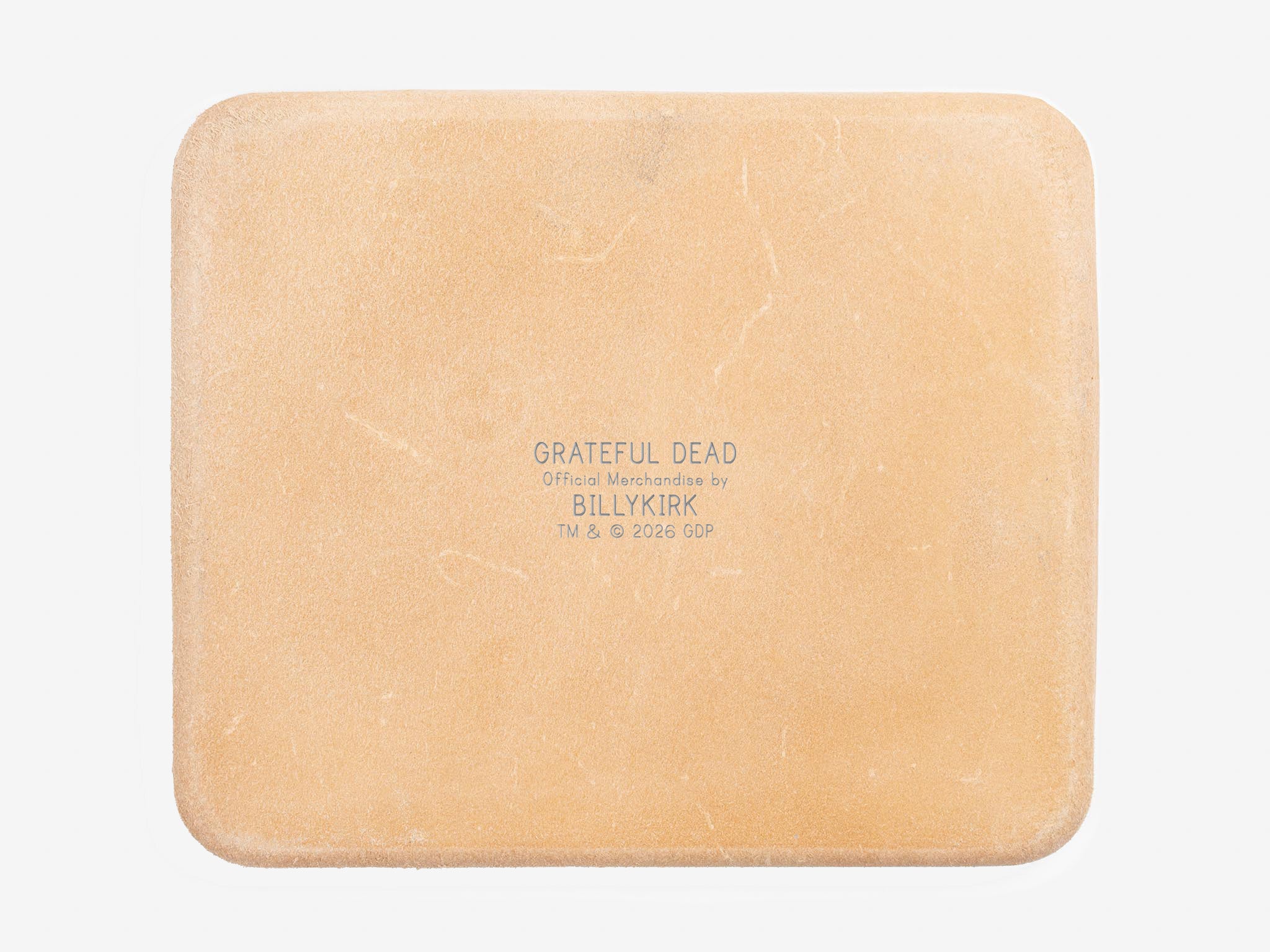 No. 471-GD Large Leather Valet Tray Soccer, Natural