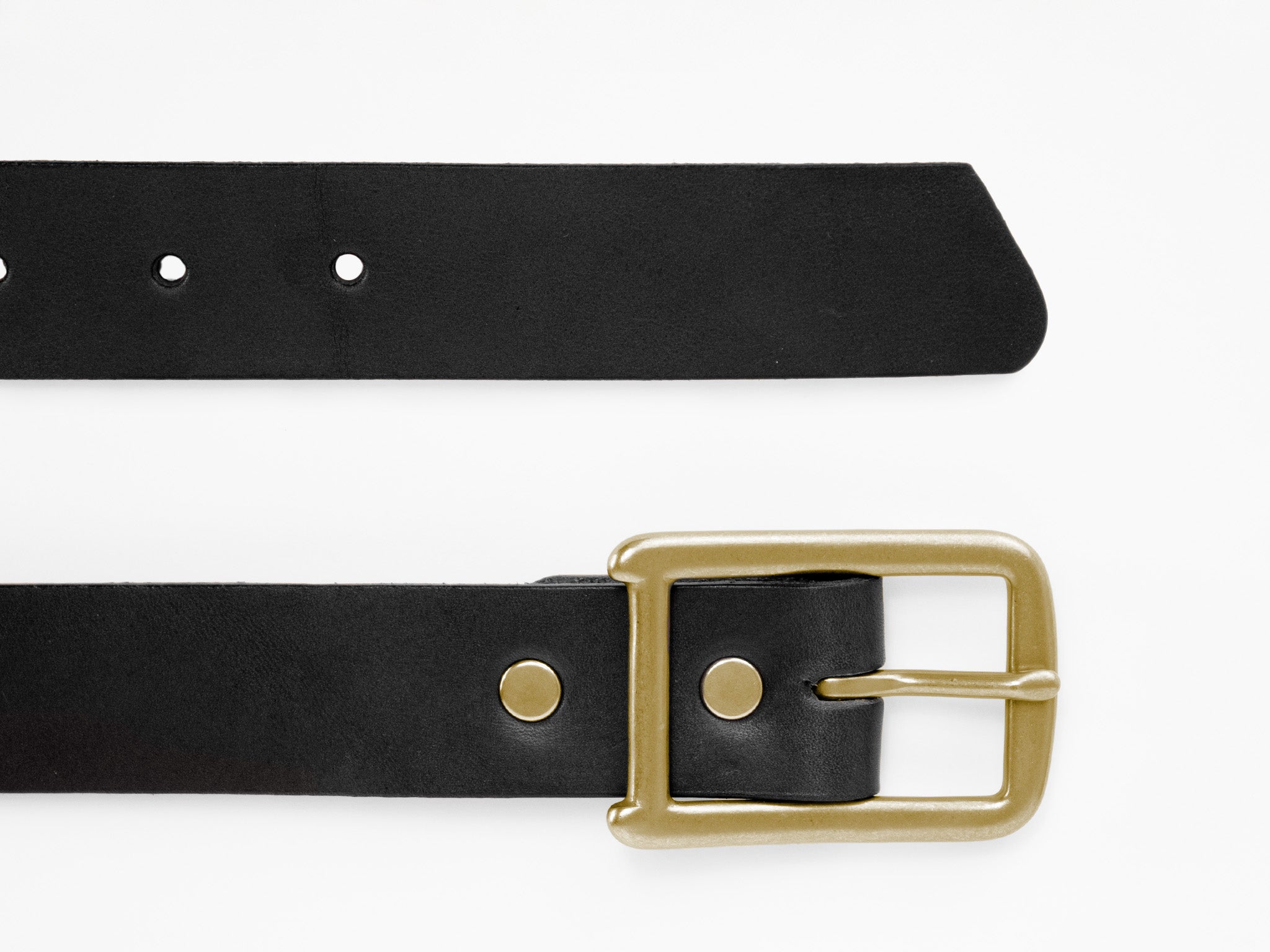 UNFOLK buckle leather belt (Gold)サイズ1 Shop Gold Buckle Black Leather Belt | Flo & Frankie