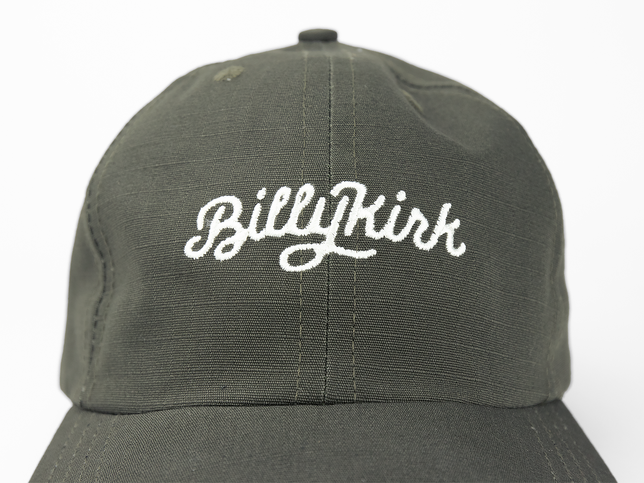 No. 651 Six-Panel Cap with Embroidery, Olive – Billykirk No. 651 Six-Panel Cap with Embroidery, Olive – Billykirk