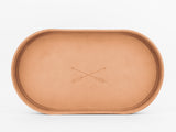 No. 473 Large Oval Leather Valet Trays