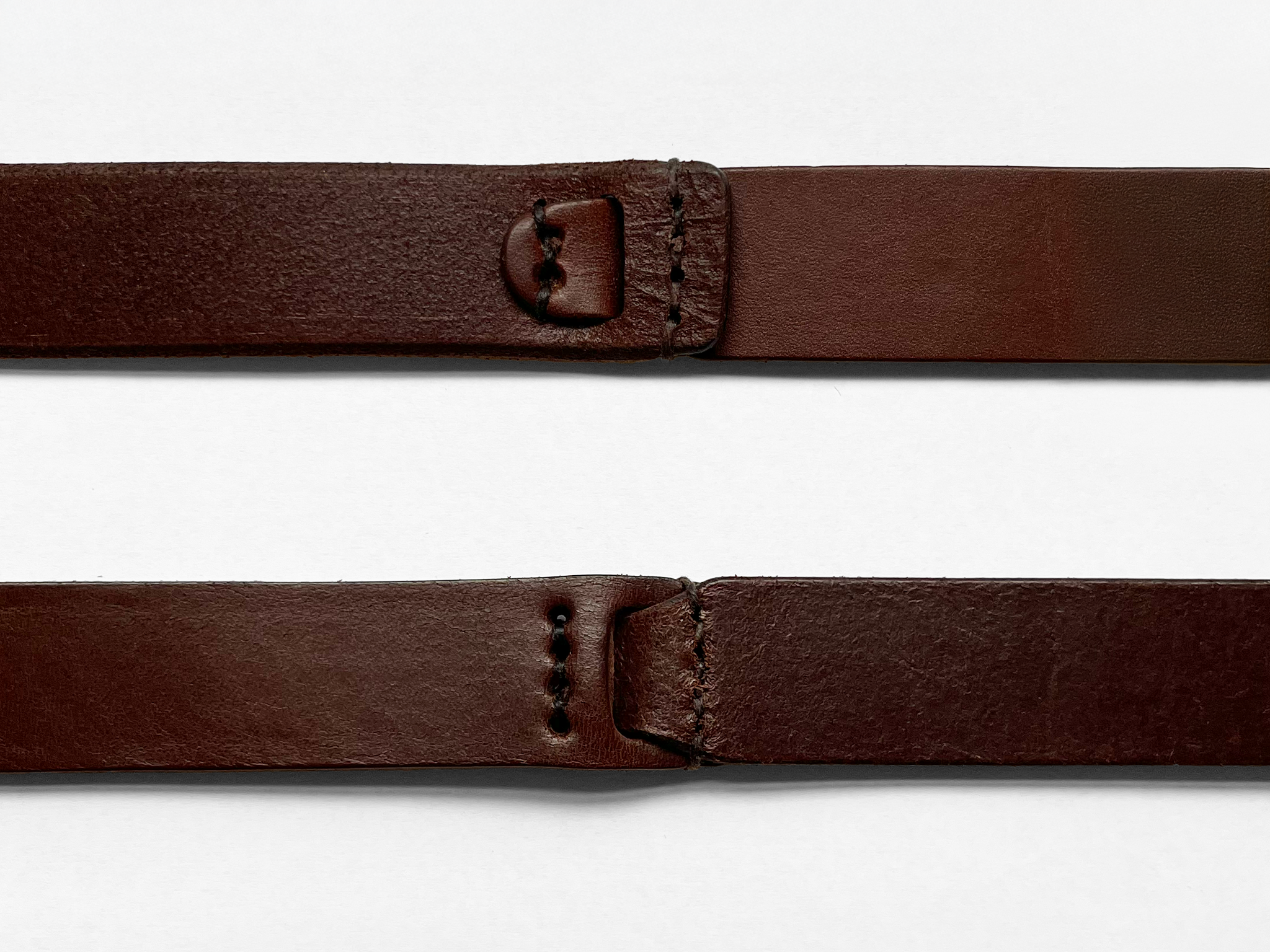 【ponchan】clane DOUBLE RING BELT No. 618, Double Ring Leather Belt in Black by Billykirk