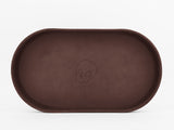 No. 473 Large Oval Leather Valet Trays