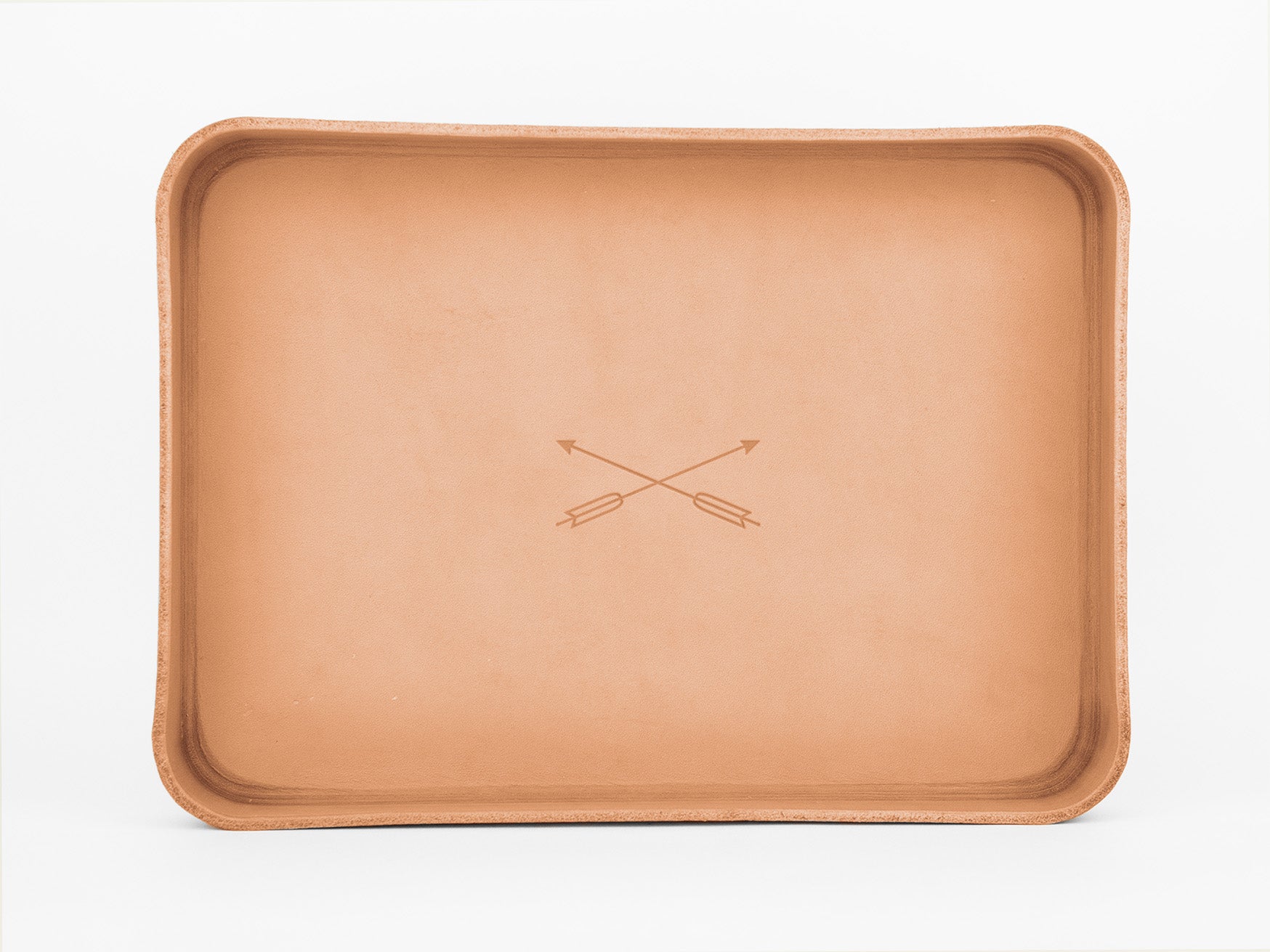 [Kathleen + Vanda] ミニスクエアトゥ アンクレット フラット No. 471 Large Leather Valet Tray, Natural – Billykirk