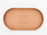 No. 473 Large Oval Leather Valet Trays