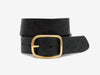 No. 288 Western Debossed Center Bar Belt, Black