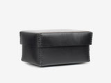 No. 362 Large Leather Box, Black