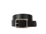 No. 640 Founders Buckle Belt, Ebony Waxed Flesh