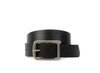 No. 640 Founders Buckle Belt, Ebony Waxed Flesh