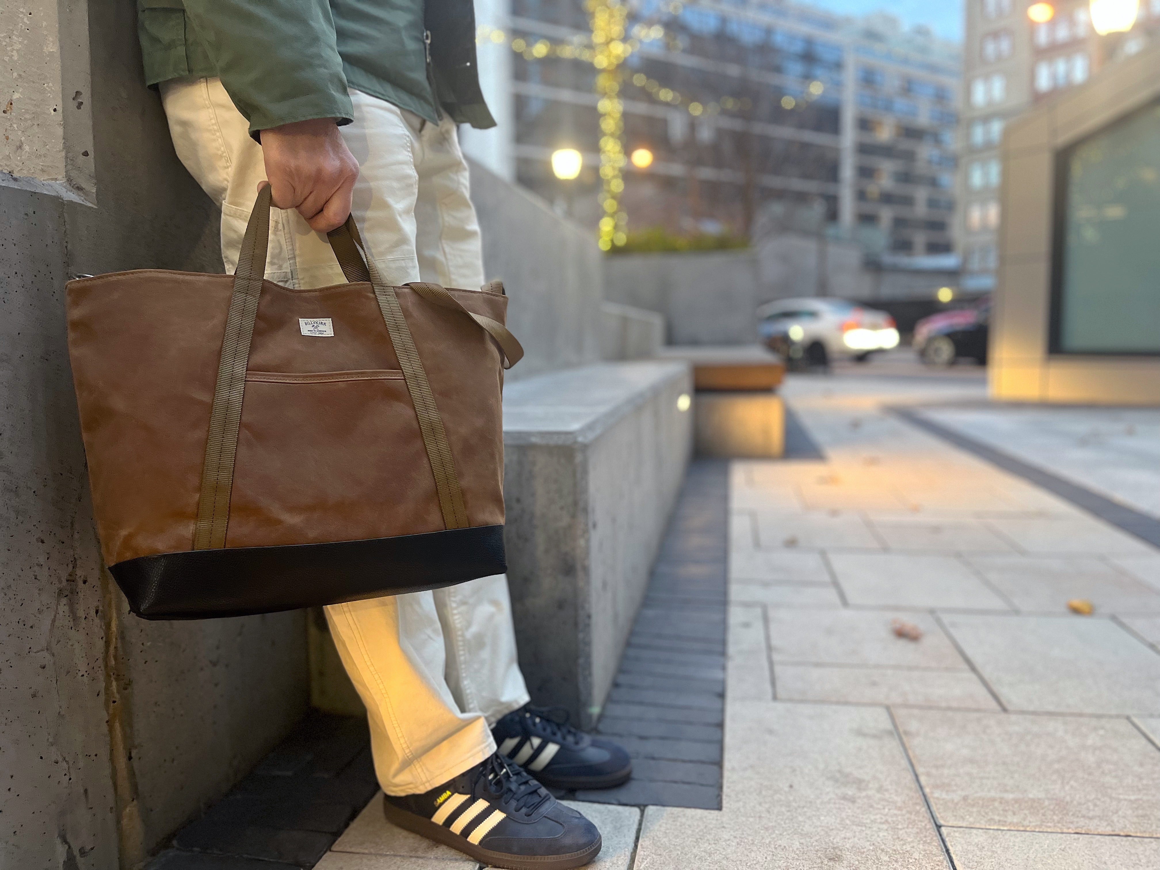 No. 540 Standard Issue East West Tote, Brush Brown – Billykirk