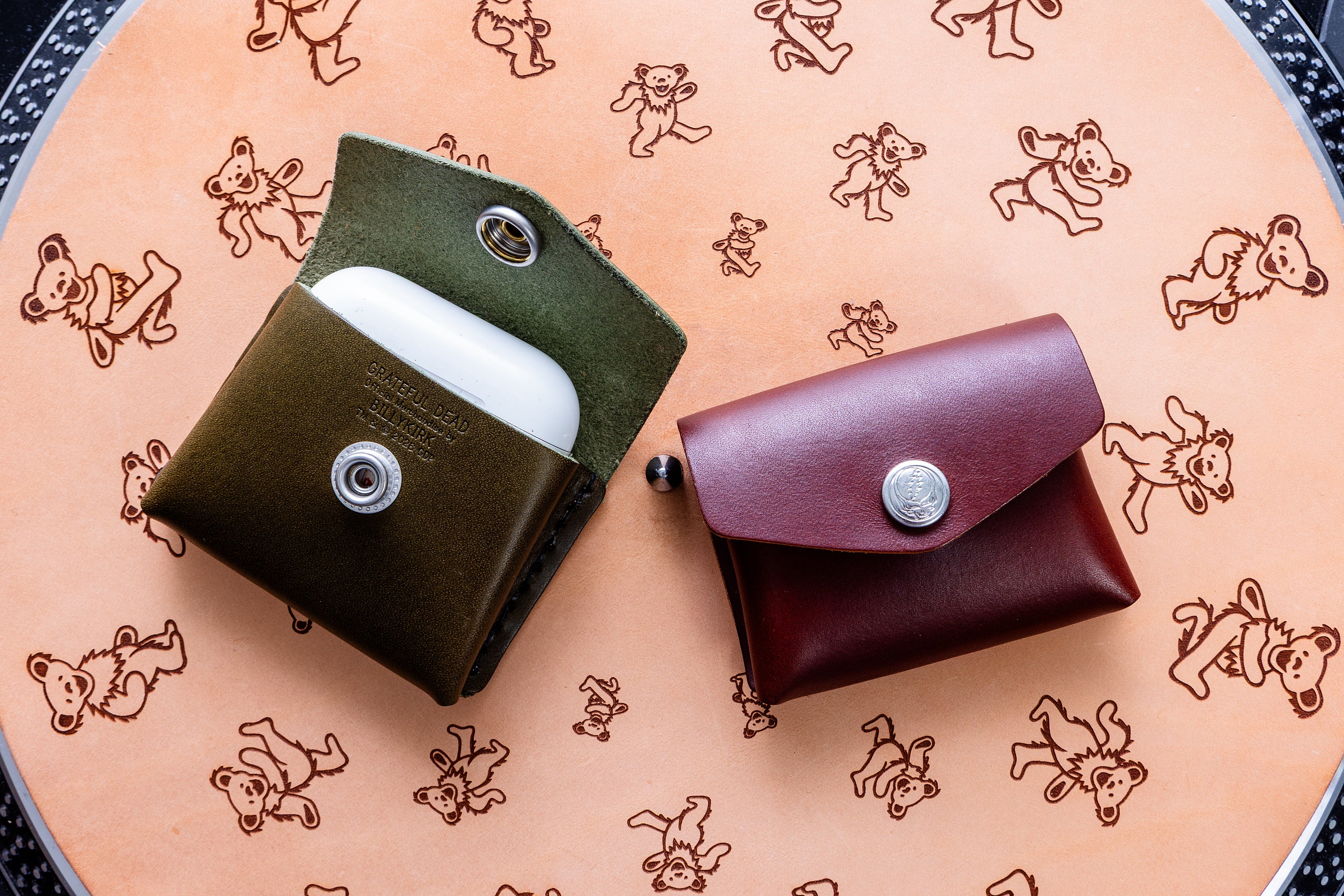 No. 424GD Airpod Pouch, Olive