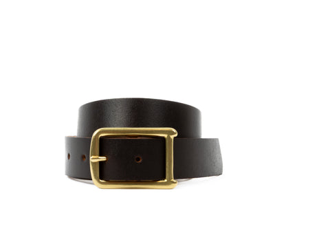 No. 640 Founders Buckle Belt, Java Waxed Flesh