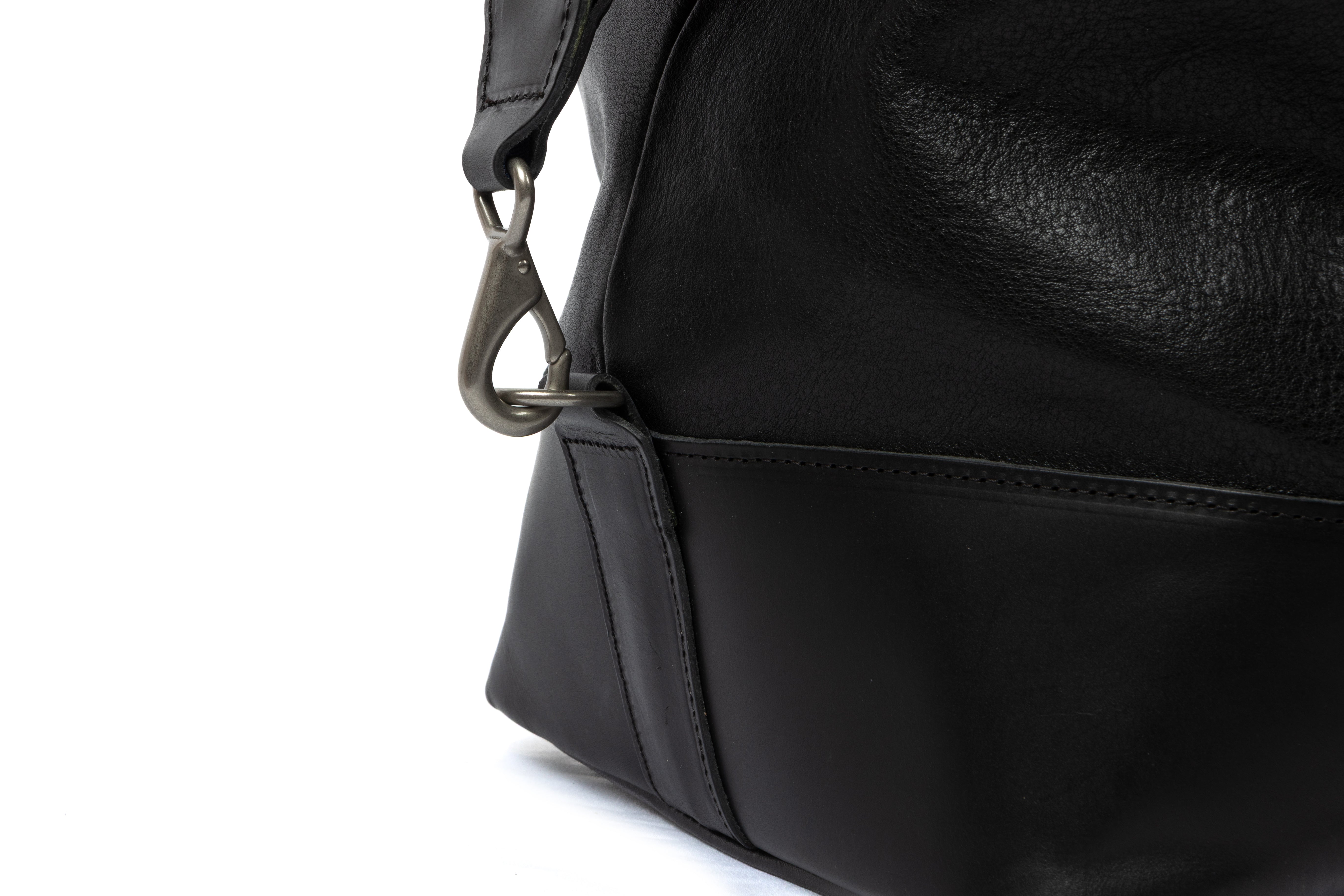 No. 643 Large Carryall, Black Leather – Billykirk