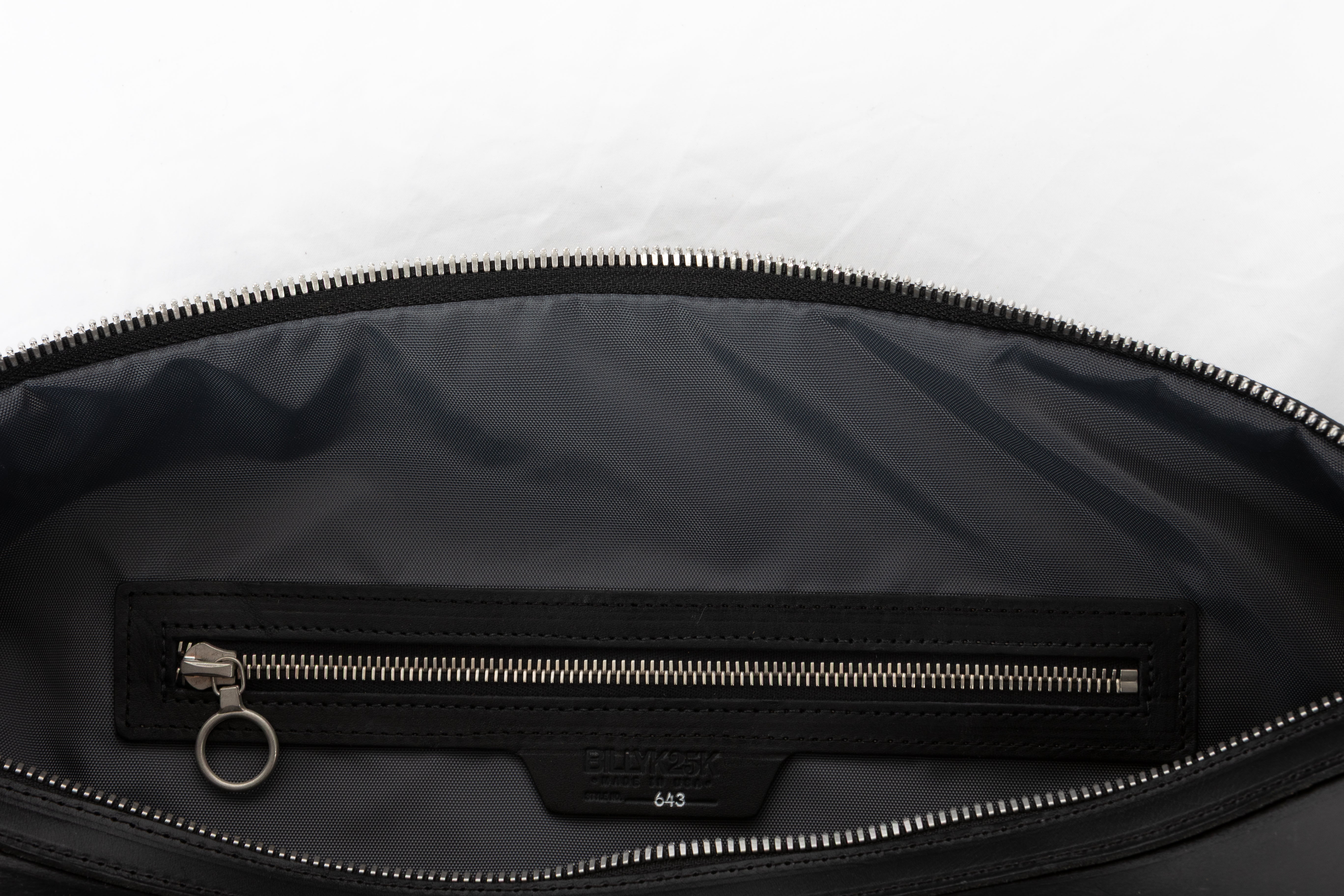 4way Bag／black leather No. 643 Large Carryall, Black Leather – Billykirk