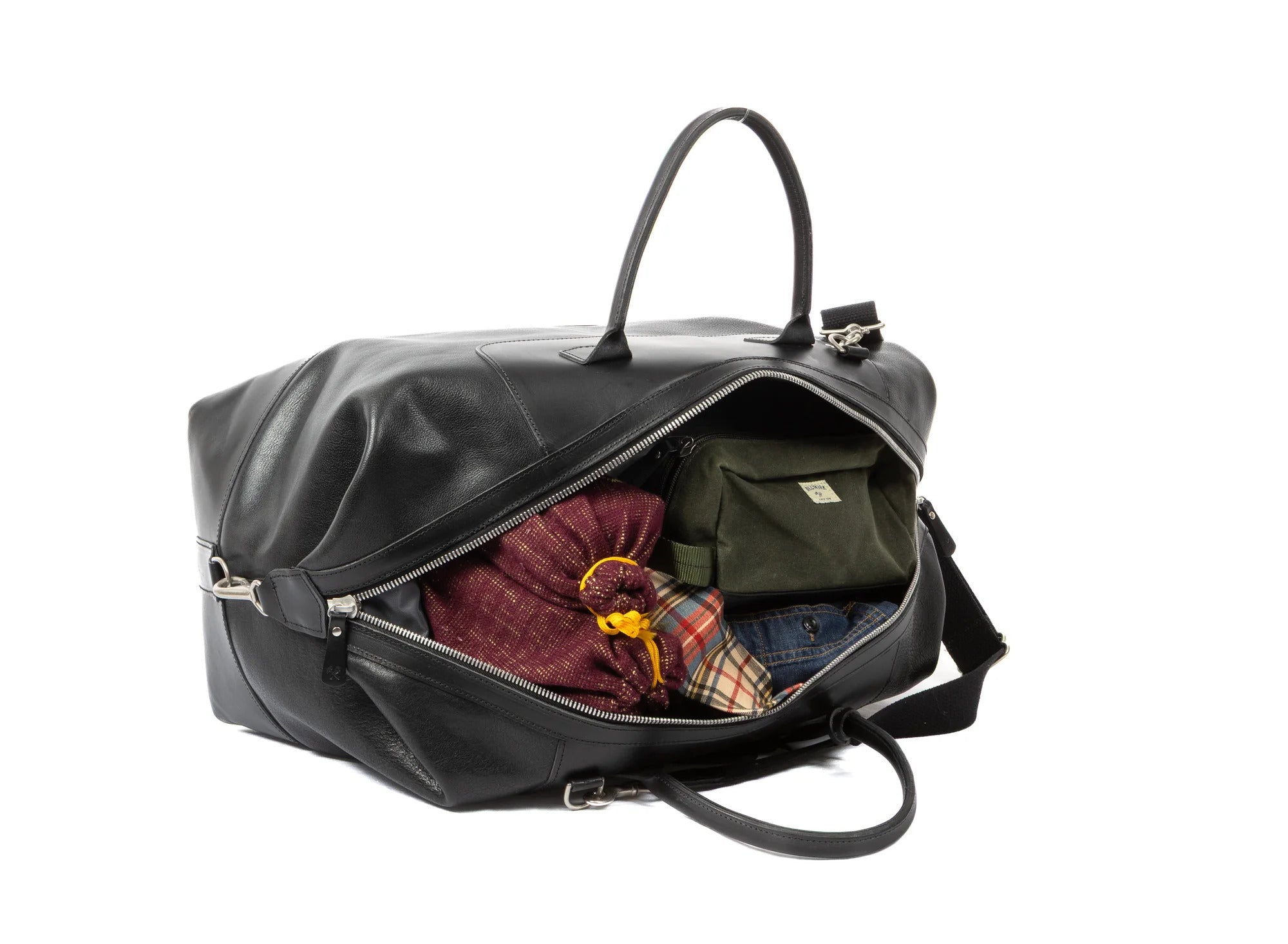 No. 643 Large Carryall, Black Leather – Billykirk