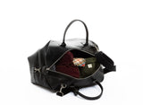No. 642 Small Carryall, Black Leather