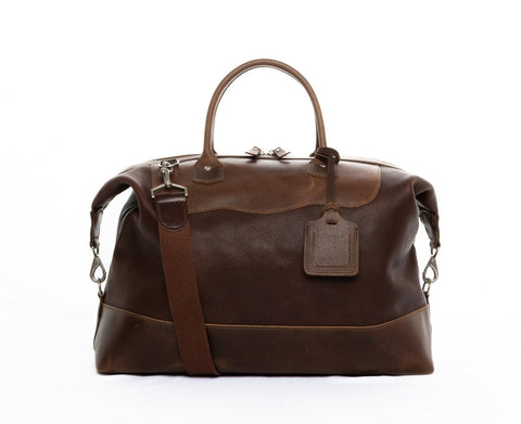 No. 642 Small Carryall, Brown Leather