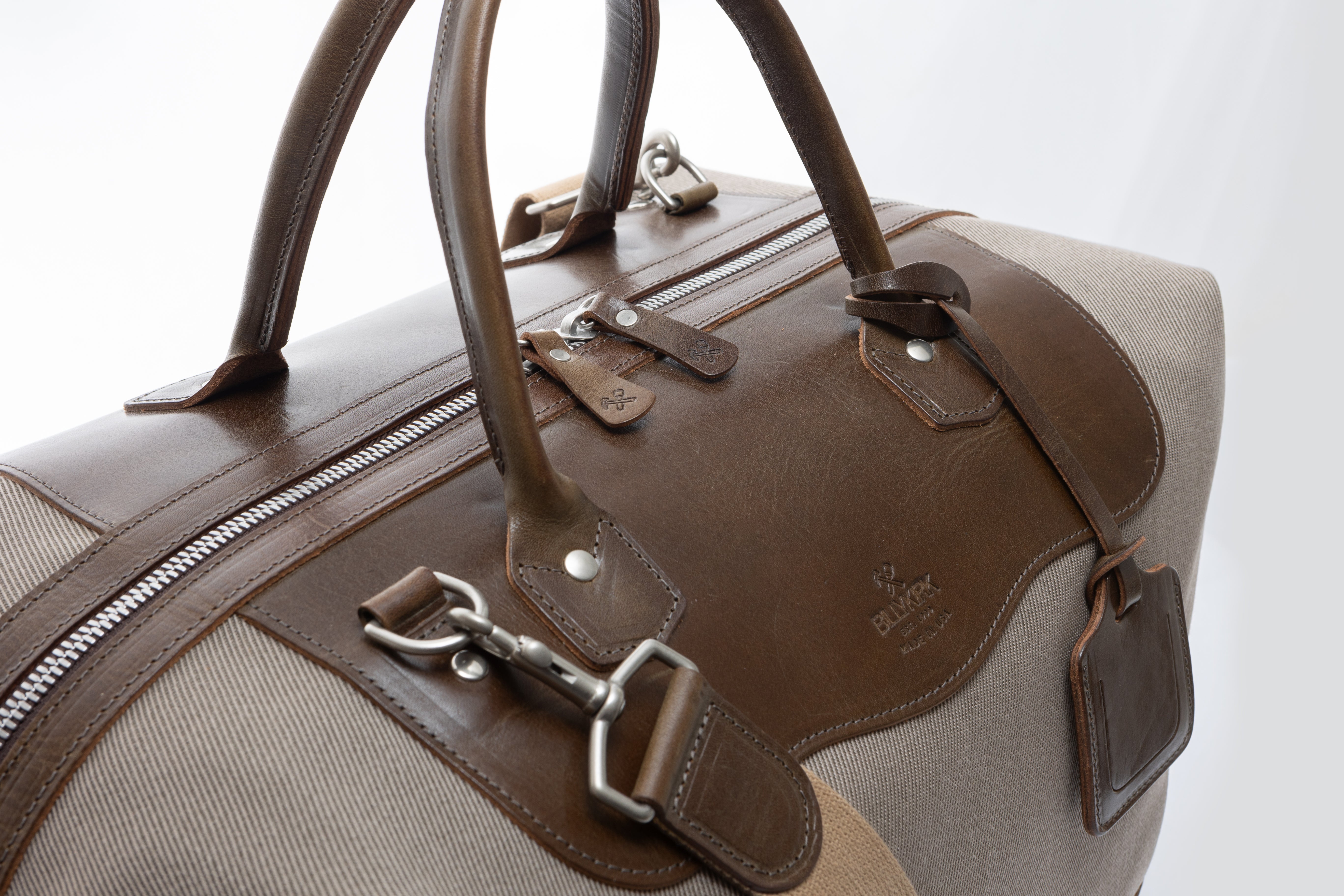 Leather Designer Bags - Waxed Canvas - Denim - Billykirk