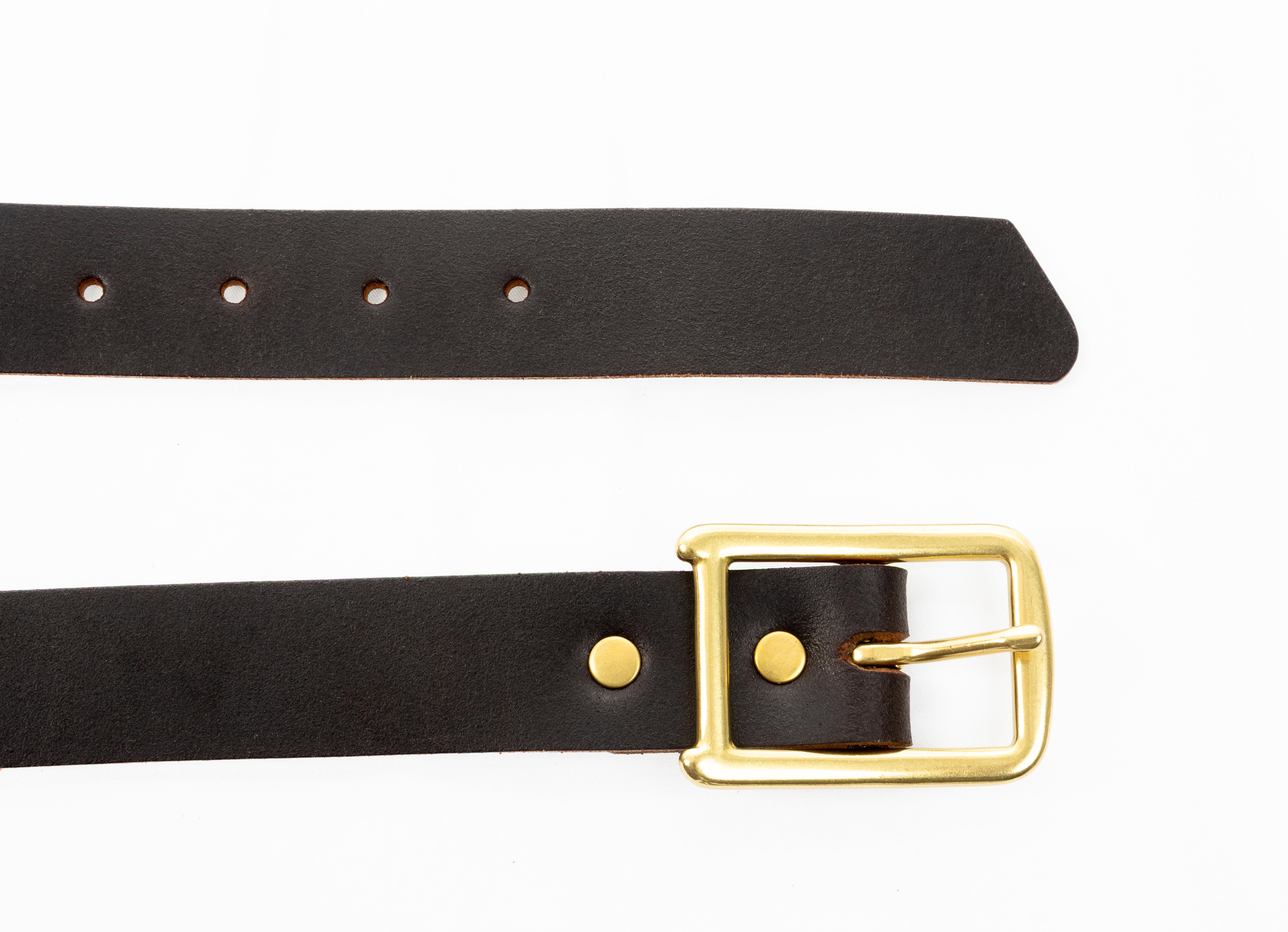 No. 640 Founders Buckle Belt, Java Waxed Flesh – Billykirk