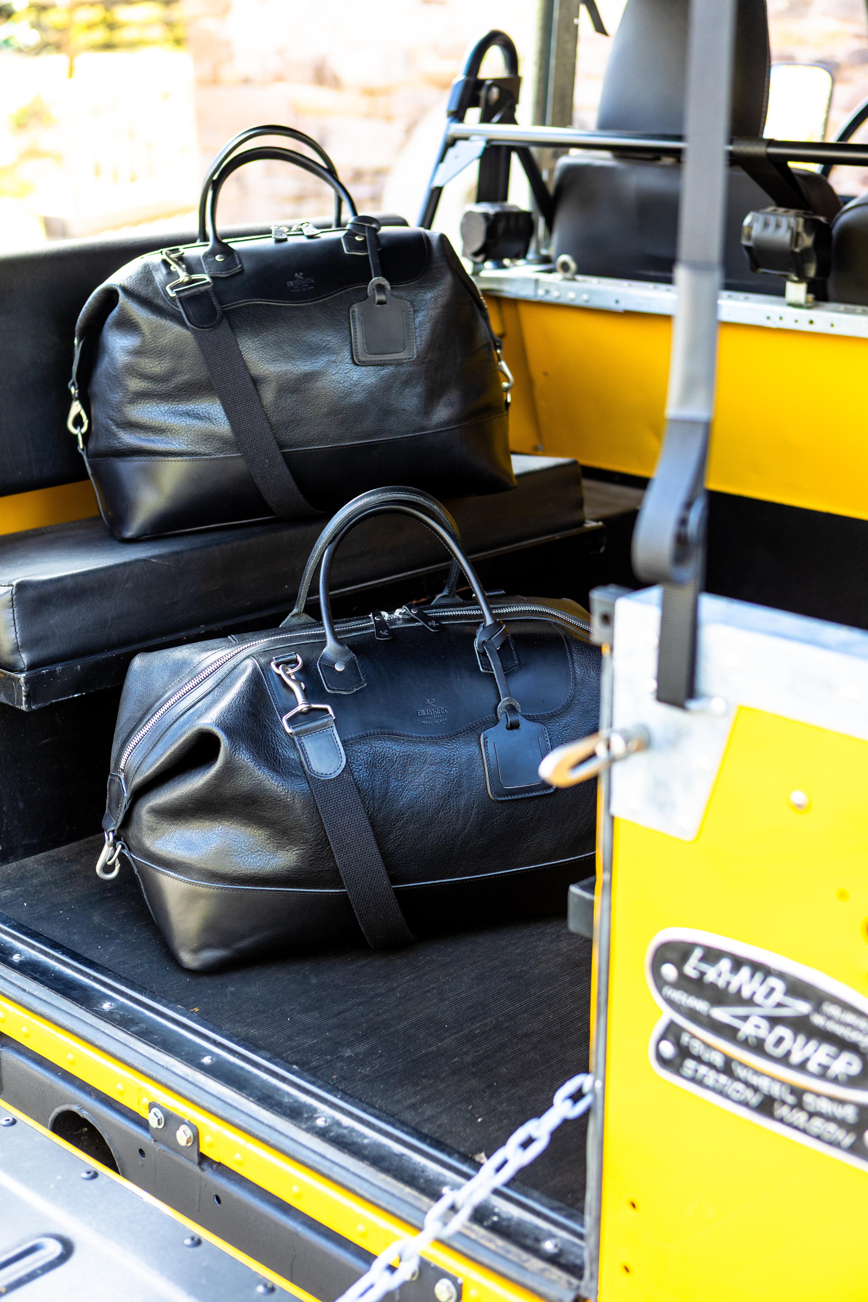 No. 643 Large Carryall, Black Leather