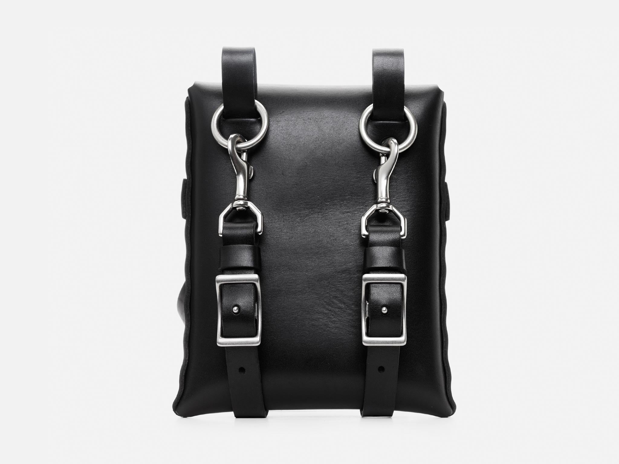 No. 123, Shoulder Pouch in Black Leather – Billykirk