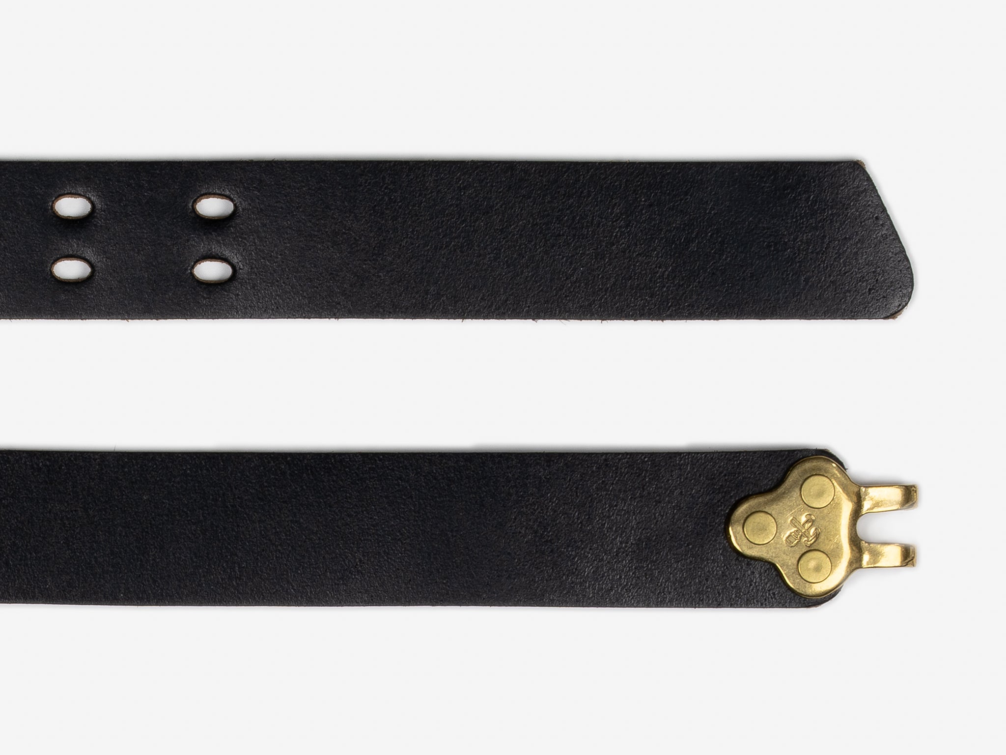 No. 150 Claw Buckle Leather Belt in Java Waxed Flesh by