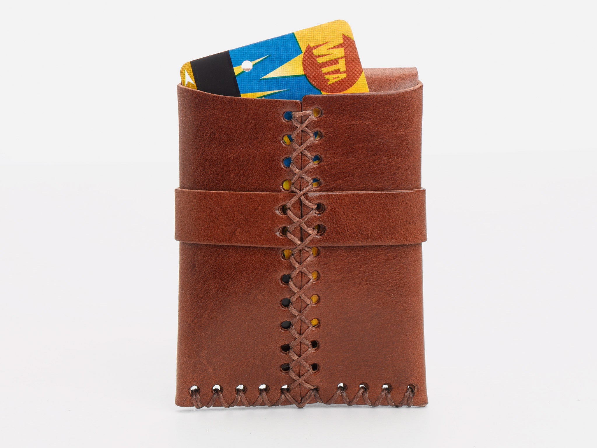 No. 155 Leather Card Case with Flap, Tan – Billykirk