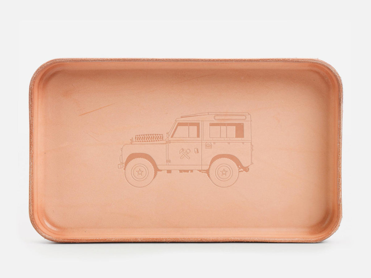 No. 309 Leather Valet Trays, Natural